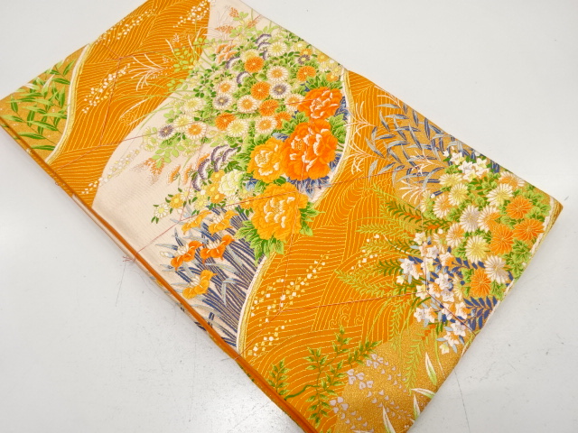 Japanese Kimono / Fukuro Obi Silk